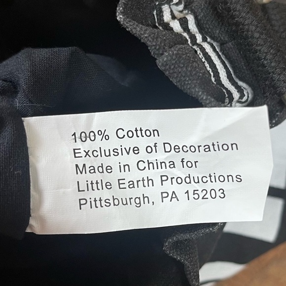 NEW Little Earth Productions Bucket Bag Drawstring Vacation Monochrome Boho - Picture 6 of 6